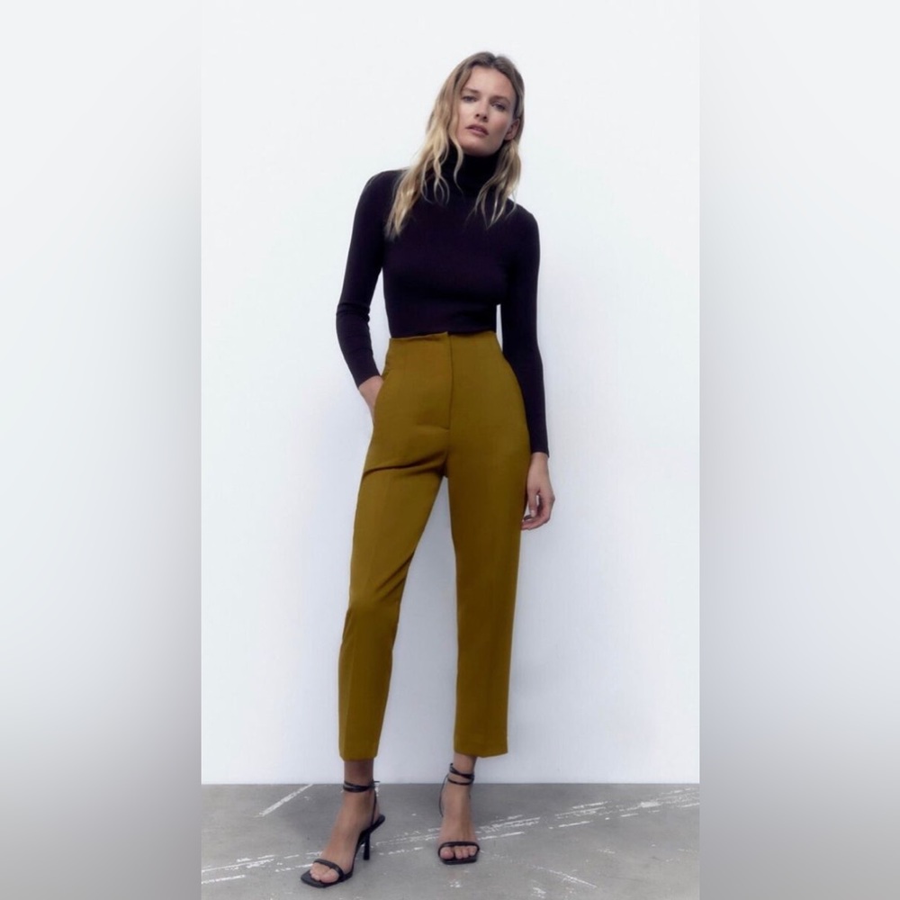Zara bloggers favorite high waisted trouser